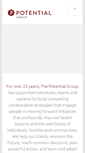 Mobile Screenshot of potentialgroup.com